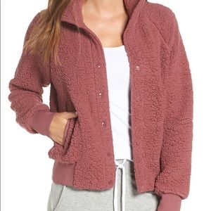 Fuzzy but light zella jacket